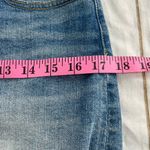 BKE  Denim Blue Frayed Mini Skirt Photo 5