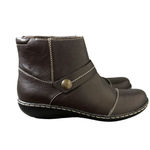 Clarks Clark Boots Womens 7 Brown Collection Ashland Pine Ankle Booties Casual Neutral Photo 1