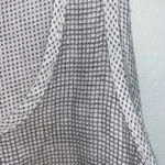 Habitat Sleeveless Shell Tank 100% Linen Blend Micro Check Top Sz XL Lagenlook Photo 2