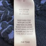 Akini Hooded Sweatshirt Womens S Stretch Knit Textured Tribal Pattern Long Slve Photo 5