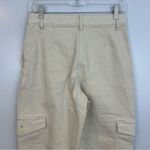 Wilfred Aritzia Cream Modern Cargo Utility Denim Pants Size 4 Photo 7