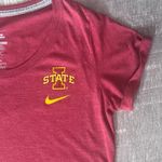 Nike Iowa State Cyclones T Shirt Womens XL Red Short Sleeve Slim Fit Tee NCAA Photo 2