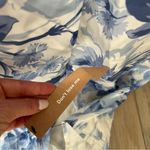 Reformation NWT Myla Silk Maxi Dress in Blue and White Meringue Photo 10