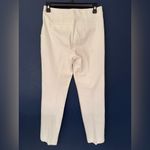 Trina Turk  Lulu Pants Cropped Women’s White Cotton Size 00 Photo 4
