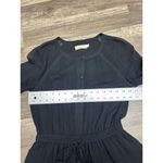 Tory Burch Silk Dress Size 2 Black Long Sleeve Knee Length Wedding Guest Photo 11