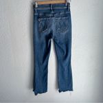 Mother Jeans The Insider Crop Step Chew Dancing On Coals Sz 24 Blue Photo 3