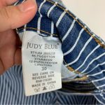 Judy Blue  womens size 30 super flare jeans blue white stripe rodeo concert Photo 6
