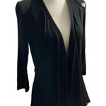 Ellen Tracy Women Size XS Black Sequin Cardigan Shoulder Padded 3-344 Photo 1