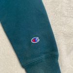 Champion Vtg Y2K Teal Blue Green Pullover Hoodie Sweatshirt Size L Photo 8