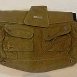 Khaki Army Green Corduroy Miche Magnetic Clutch Bag 90s Y2K Grunge Alt Tan Photo 0
