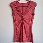 prAna $5/$25 Patagonia Womens Bandha Orange Bird Twist Front Tank Top Size Medium Photo 1