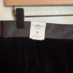 J. McLaughlin ‎ Silk Blend Aretha High Waisted Wide Leg Velvet Pants Photo 6