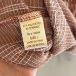 Liberty Love  Pink Striped Peasant Top Size Large Photo 5