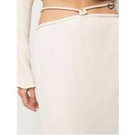 NEW Jonathan Simkhai Mia Plisse Skirt Sandstone Size 10 Photo 2