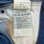 Levi's Red" Blue Denim Knee Length Back Slit Skirt Womens Photo 4