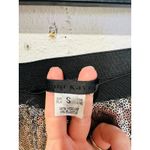 Jenni Kayne  Silver Sparkle Sequin Black Fitted Slim Pants Disco NYE Pants sz S Photo 2