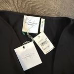 L'Academie  Black Wrap Blouse Photo 3