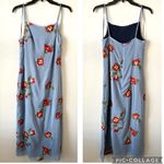 Rag and Bone  Joelene Embroidered Slip Dress Blue Floral 0 Photo 3