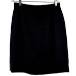 Giorgio Armani  100% Wool Pencil Skirt High Waisted Zip Slit Office Black 6 Photo 0