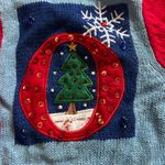 Tiara International Tiara Women's Christmas Cardigan Sweater XL‎ Multicolor Festive Holiday NOEL Photo 2