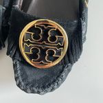 Tory Burch black suede moccasin loafers Photo 2