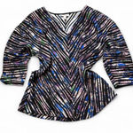Dana Buchman Colorful Striped Top Photo 0