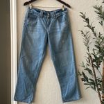 a.n.a  Boyfriend Classic Straight Leg Cropped Mid Rise Cotton Jeans Size 4 Photo 2