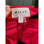 Milly Melina Midi Dress Women's 0 Pink Pleated Zebra Print Sleeveless B96 Photo 5