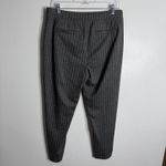 Talbots  Herringbone Luxe Ankle Zip Jogger Pant Gray Size Medium Petite Photo 2