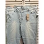 Wallflower Josie Light‎ Wash Skinny Denim Jeans Size 22 High Rise Logo NWT Blue Photo 1