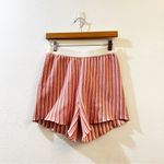 YLLW the Label Wyla Knit Lounge Shorts in Peach Size Small Orange Photo 1