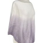 Barefoot Dreams  CozyChic Ultra Lite Ocean Breeze Poncho Ombré Soft Violet NWT Photo 4