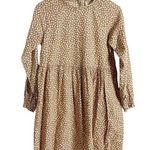 Rylee + Cru Janie Ditsy Floral Print Brown Long Sleeve Dress Size Small Photo 0