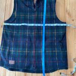 Lauren Ralph Lauren Multicolor Plaid Fleece Vest size medium Blue Photo 11