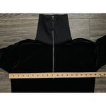 Spanx  Velvet Half Zip Pullover Top Size XS Black Lounge Sweatshirt Photo 3