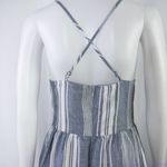 Abercrombie & Fitch New! linen blend Square Neck Midi-Dress, size MP Photo 5