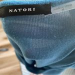 Natori  Relaxed Fit Teal long Sleeve Top Photo 2