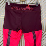 NWT Adidas by Stella McCartney SC 3/4 Tights‎ Cropped Purple Pink Size Medium Red Photo 6