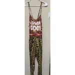 Zumba  Wear Colorful Jumpsuit Spicy One Piece Athletic 2001 Y2K Dance Yoga Sz M Photo 1