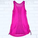 Lululemon  Hot Pink Workout‎ Tank Top Drawstring Athleisure Sleeveless, Small Photo 7