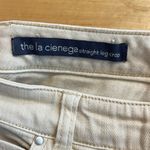 Ecru  The La Cienega Straight Leg Crop Ivory Jeans Photo 3