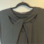 Fresh Produce Dress Black Shift Knit Dress w/ Cut Out Twist Neckline Sz S EUC Photo 2