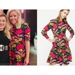 J.Crew  Floral Tiered Long Sleeve Dress Size US‎ 2 Colorful Long Sleeve Photo 14