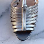Fendi Favorite T-strap platform sandal in argento and steel size IT 39.5 US 9.5 Photo 9