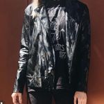 Koral Activewear Specter metallic camo-print vegan leather moto jacket small NWT Photo 17