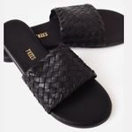 Tkees  Betty Leather Sandal Black Photo 1