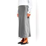 A New Day (Cream)  Satin A-Line Midi Slip Skirt Photo 5