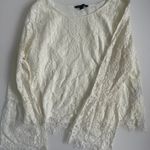 L Zac and Rachel Lace Bell Sleeve Top NWOT Size L Photo 0
