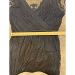 Sundance Mayfield Black Embroidered Tule Sheer Maxi Dress Retail $298 Size Large Photo 8