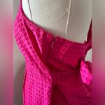 Motherhood  Maternity Pink Cotton Tie Summer Dress Criss Cross Back LG Photo 7